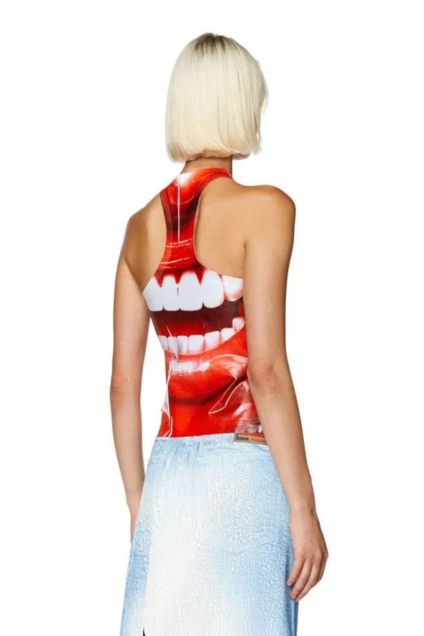 Diesel Tfinsi Pink Women TShirts and Tops