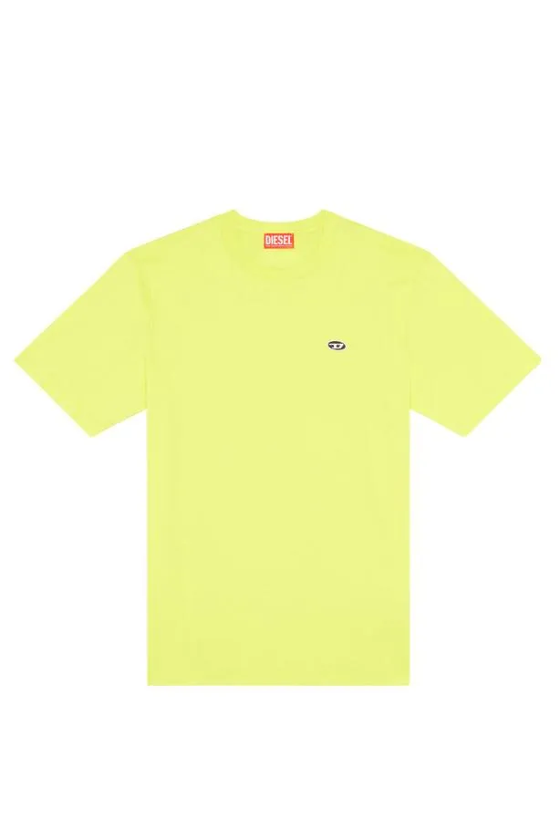 Diesel Tjustdovalpj Yellow Men TShirts and Polos
