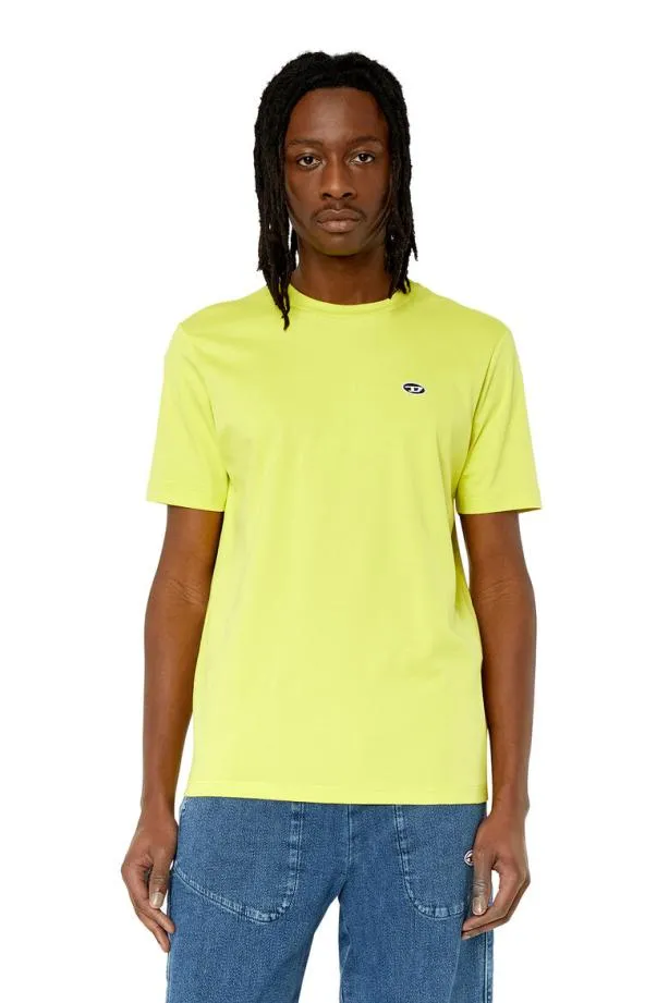 Diesel Tjustdovalpj Yellow Men TShirts and Polos