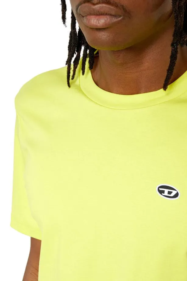 Diesel Tjustdovalpj Yellow Men TShirts and Polos