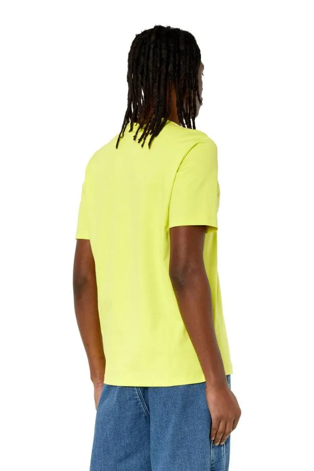 Diesel Tjustdovalpj Yellow Men TShirts and Polos