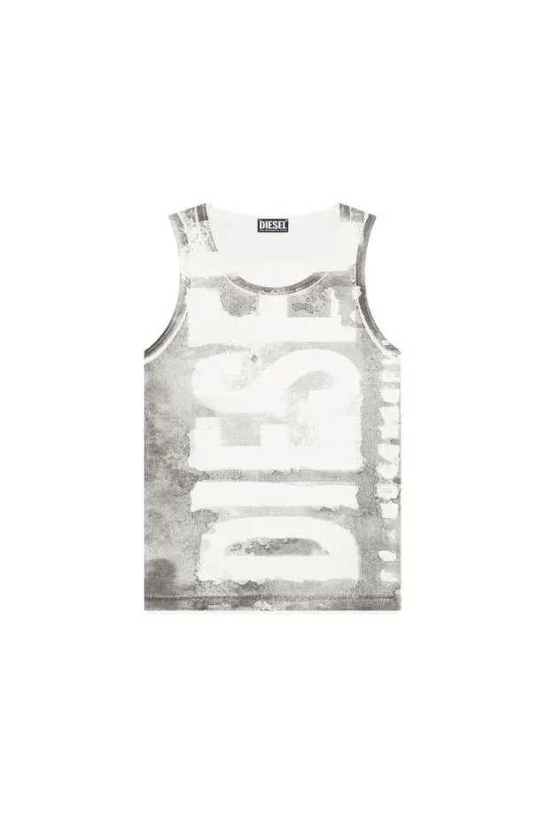 Diesel Tliftg1 Grey Men TShirts and Polos