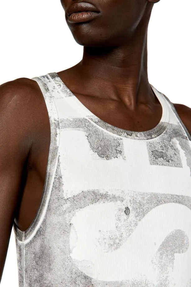 Diesel Tliftg1 Grey Men TShirts and Polos