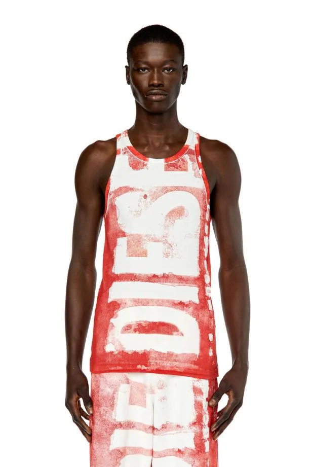Diesel Tliftg1 Red Men TShirts and Polos
