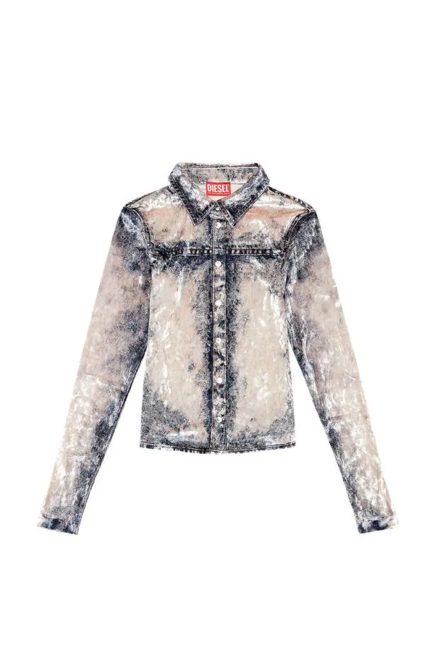 Diesel Tmarz Light Blue Women TShirts and Tops