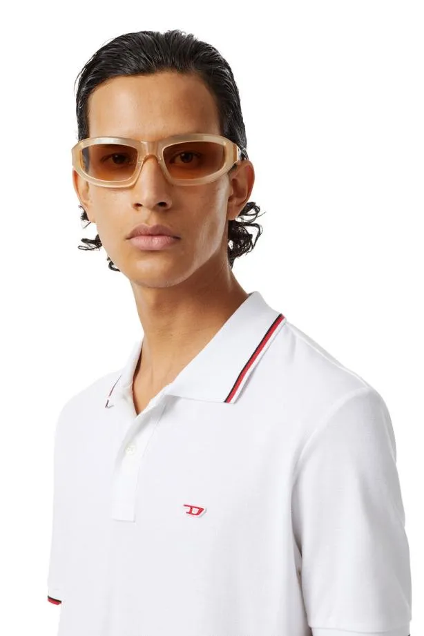 Diesel Tsmithd White Men TShirts and Polos