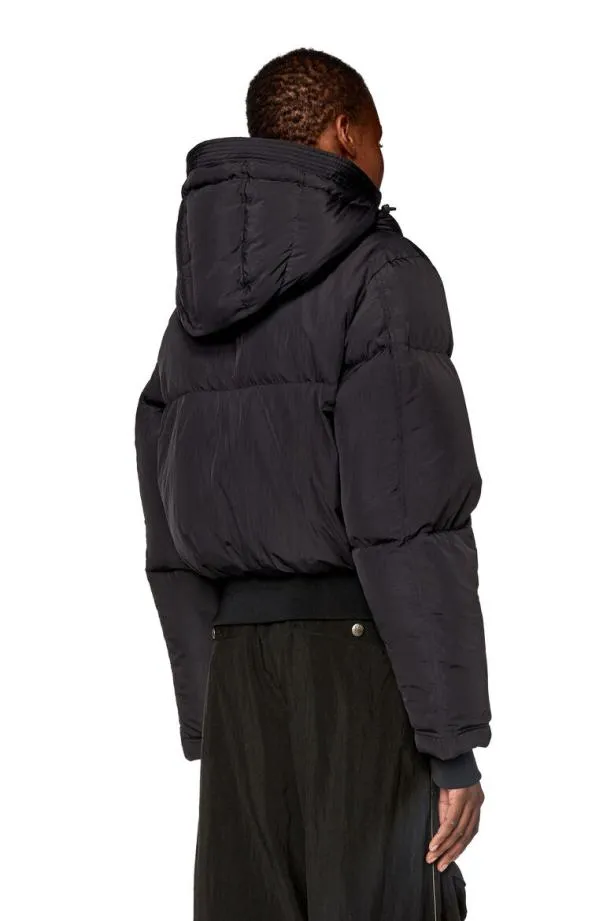 Diesel Wpeytshort Black Women Jackets
