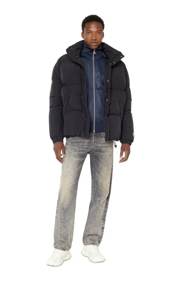 Diesel Wrolffdnw Black Men Jackets