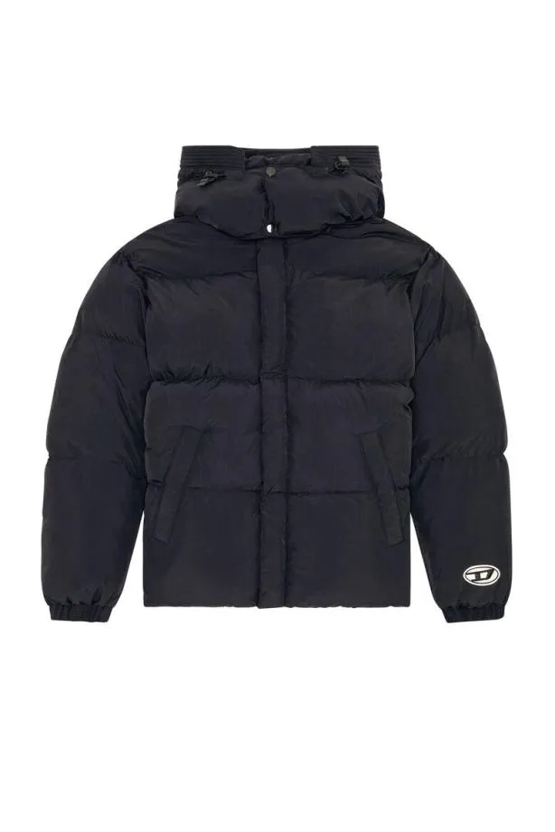 Diesel Wrolffdnw Black Men Jackets