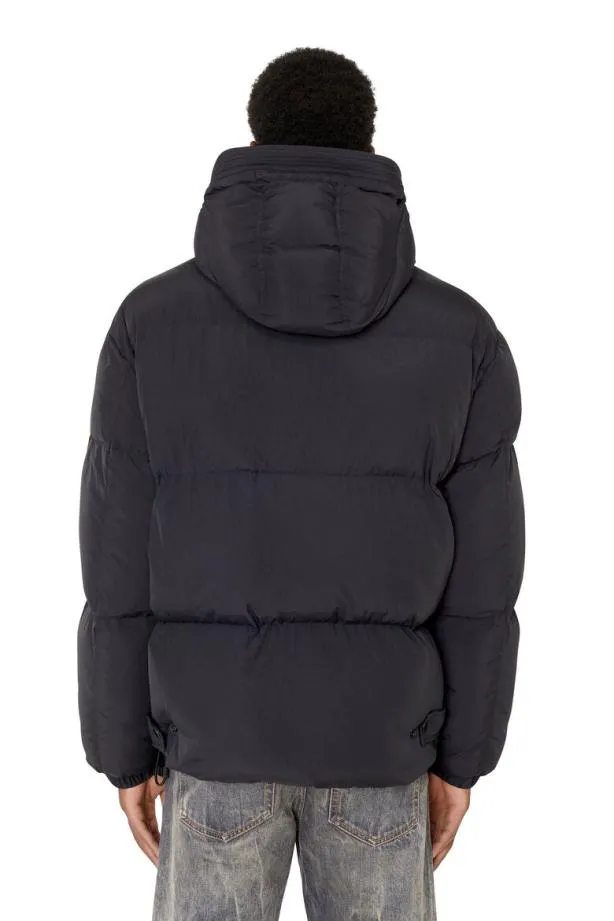 Diesel Wrolffdnw Black Men Jackets