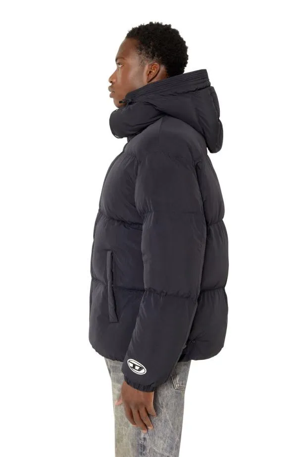 Diesel Wrolffdnw Black Men Jackets