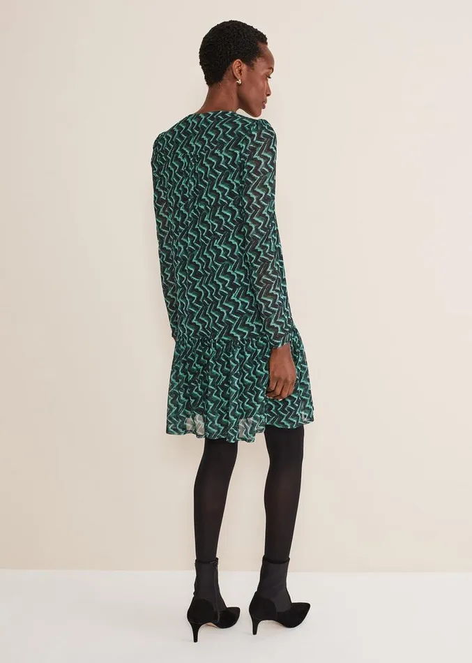 Dorathy Swing Mini Dress Bluegreen Women Phase Eight Dresses