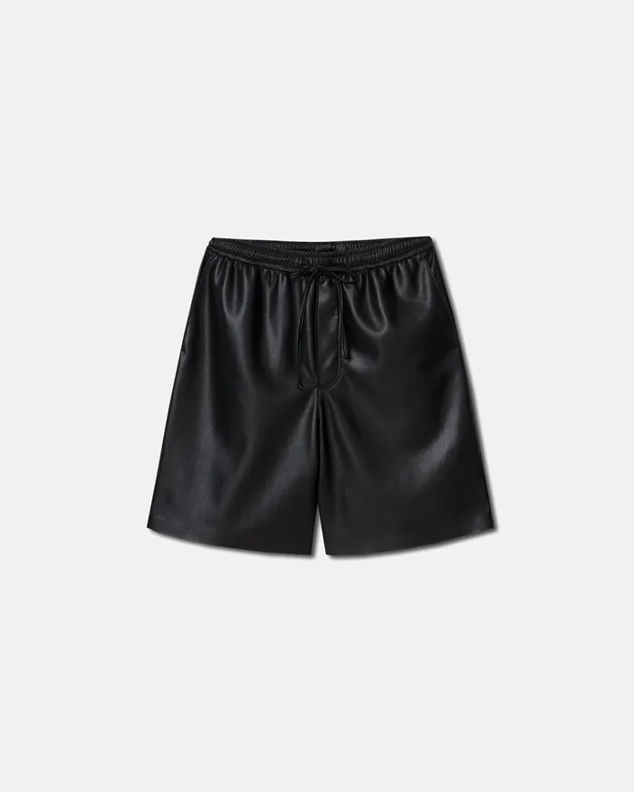 Doxxi Okobor AltLeather Shorts Black Men Nanushka Shorts