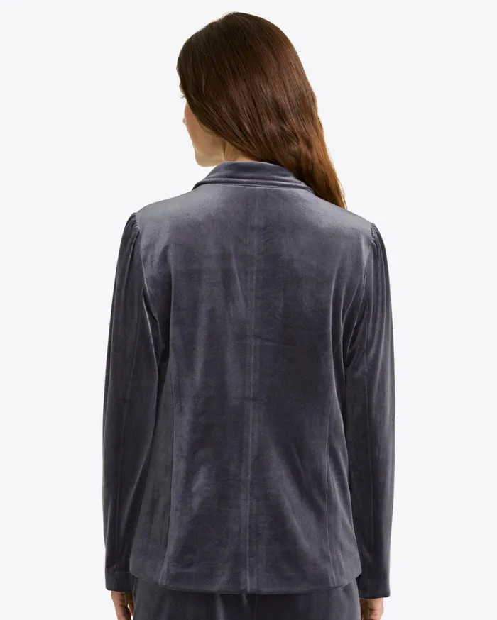 Draper James Blazer In Velvet Women Jackets and Outerwear