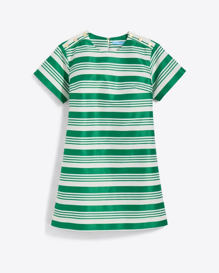 Draper James Emmaline Shift Dress In Ottoman Stripe Women Dresses