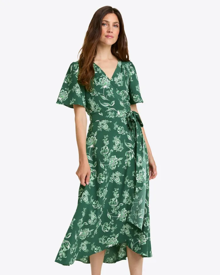 Draper James Gigi Wrap Dress Women Dresses