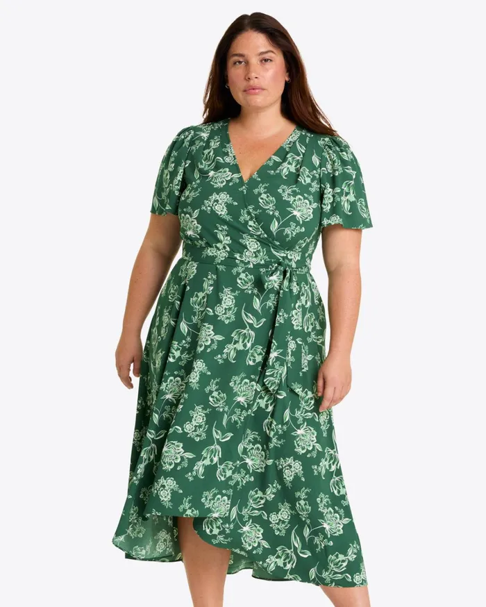 Draper James Gigi Wrap Dress Women Dresses