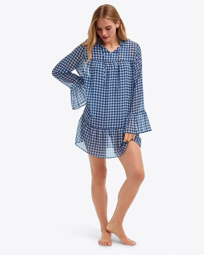 Draper James Gingham Coverup Women Swim