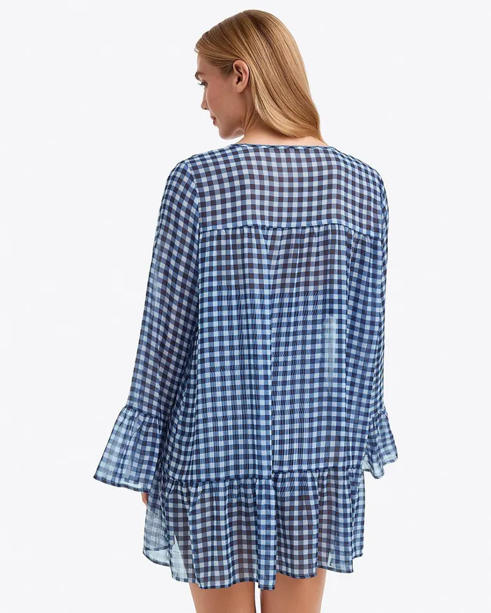 Draper James Gingham Coverup Women Swim