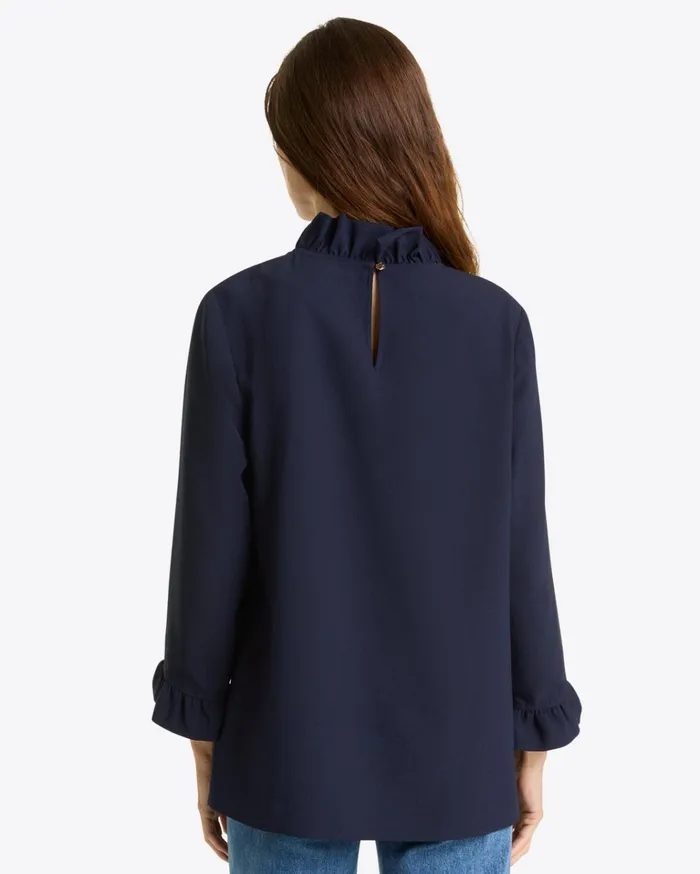 Draper James Ingrid Top In Matte Satin Women Tops