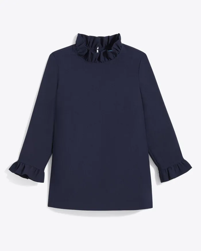 Draper James Ingrid Top In Matte Satin Women Tops