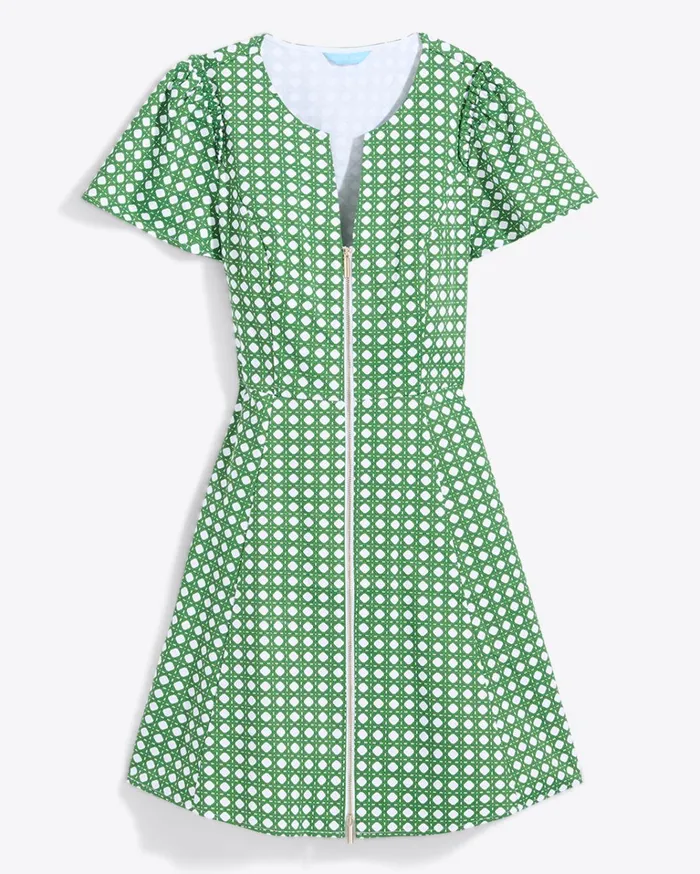 Draper James Mae Love Circle Dress In Rattan Women Dresses
