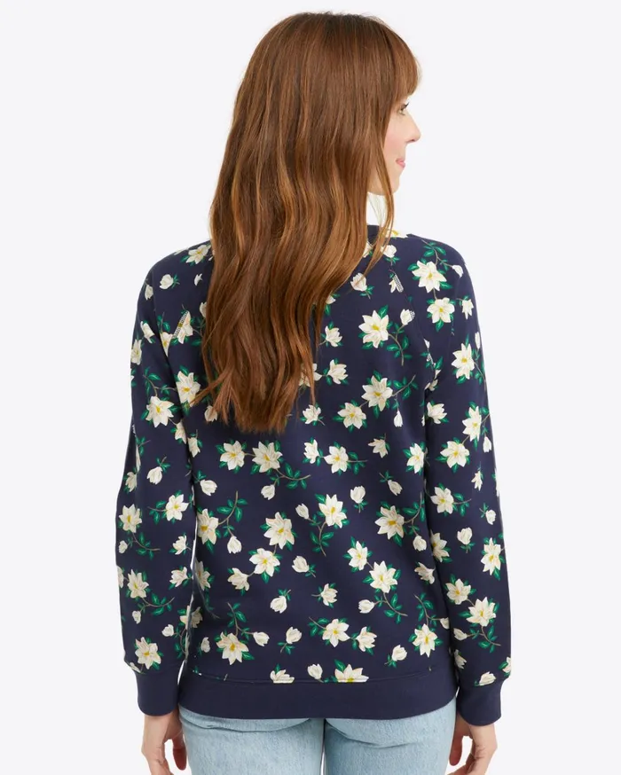 Draper James Natalie Sweatshirt In Magnolia Women Lounge and Pajamas