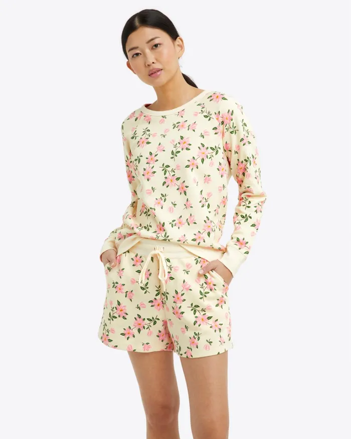 Draper James Natalie Sweatshirt In Magnolia Women Tops