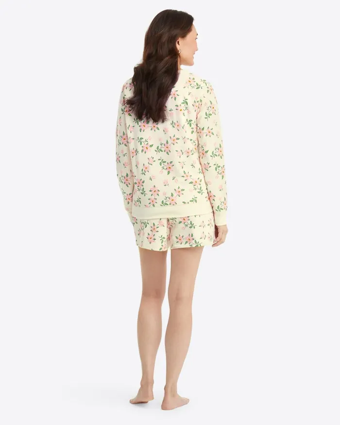 Draper James Natalie Sweatshirt In Magnolia Women Tops