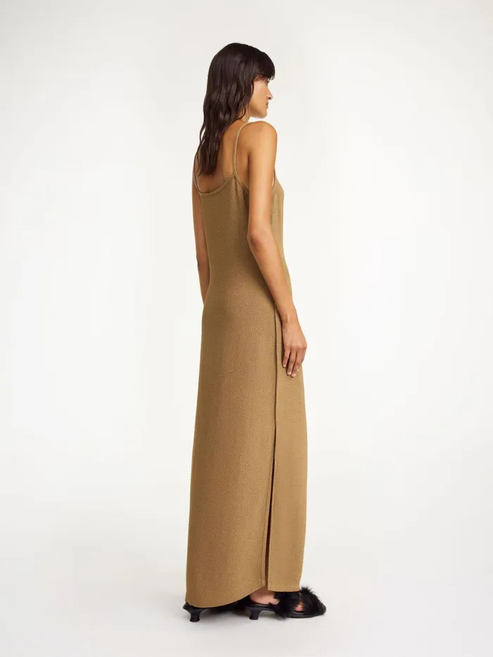 Dresses Women By Malene Birger Ellionore Maxi Dress Light Brown