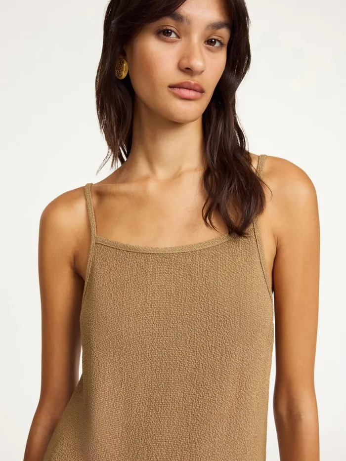 Dresses Women By Malene Birger Ellionore Maxi Dress Light Brown
