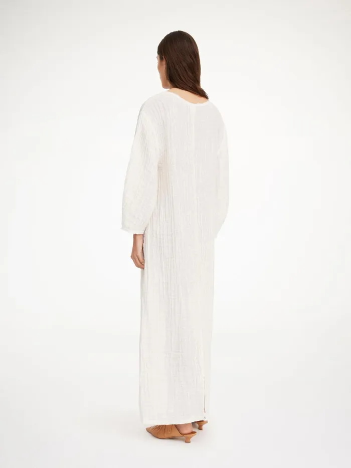 Dresses Women By Malene Birger Miolla Organic Linen Dress Pure White