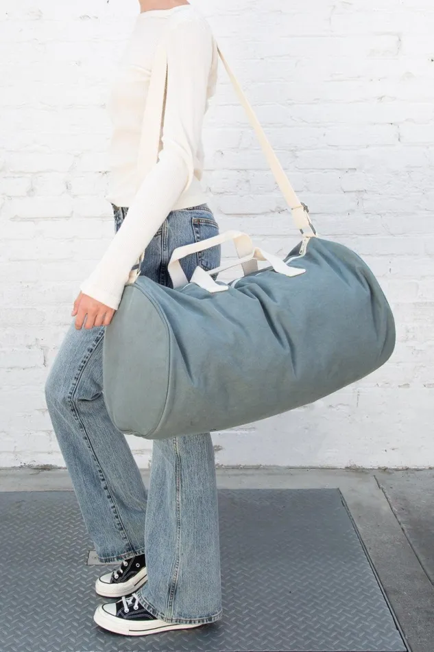 Duffle Bag Sage Green Women Brandy Melville Bags and Backpacks