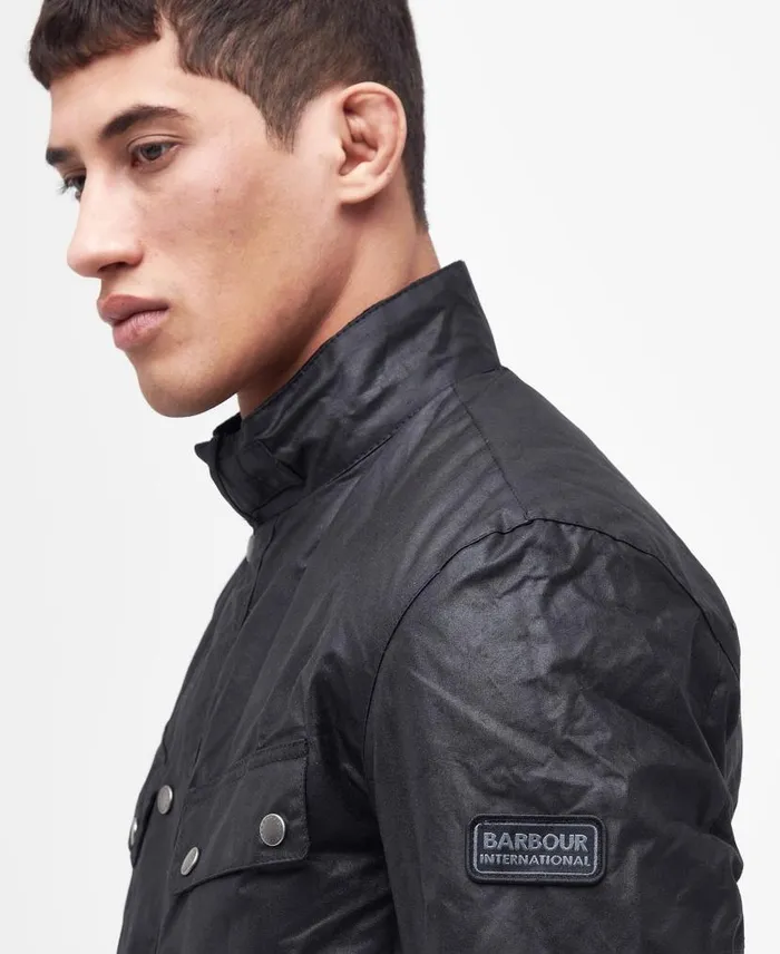Duke Wax Jacket Black Men Barbour Waxed Jackets