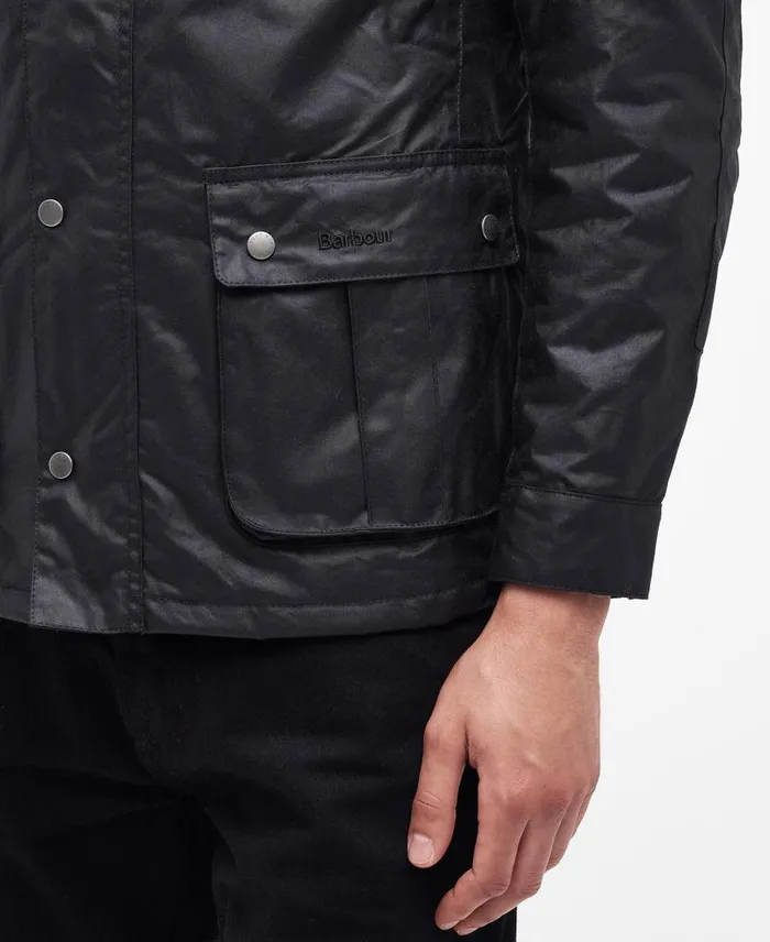 Duke Wax Jacket Black Men Barbour Waxed Jackets
