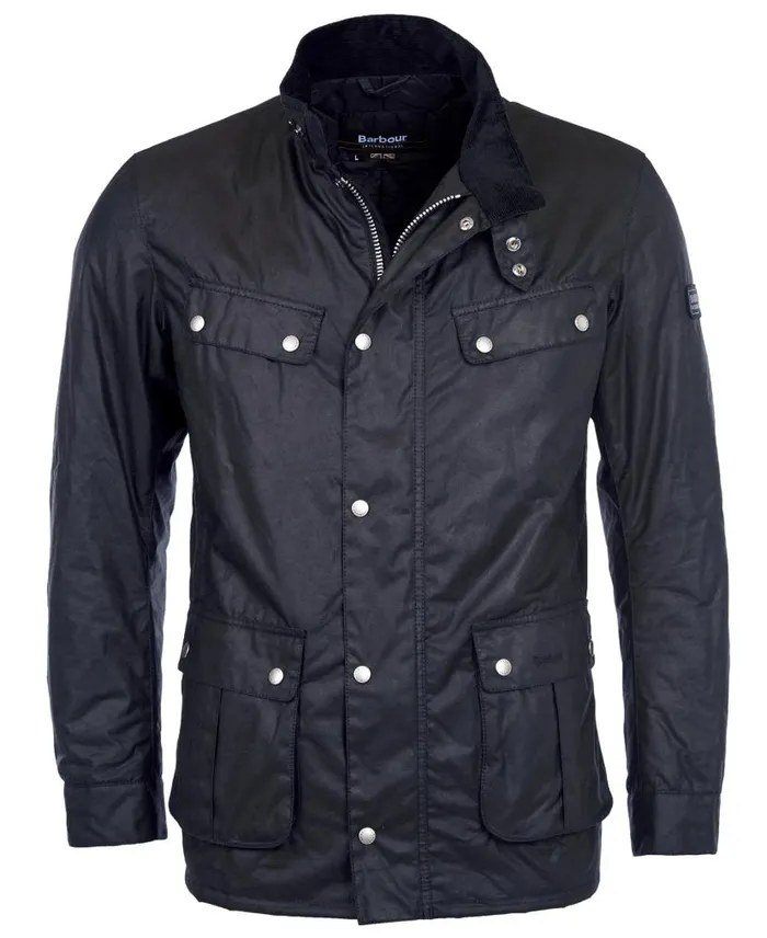 Duke Wax Jacket Black Men Barbour Waxed Jackets