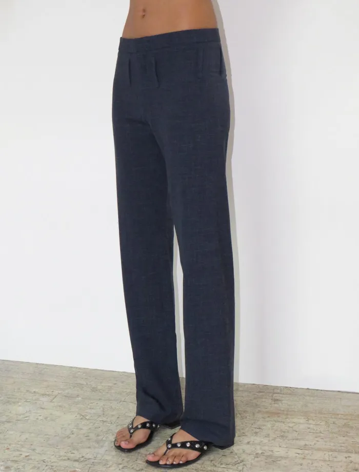 Ede Navy Women Paloma Wool Trousers