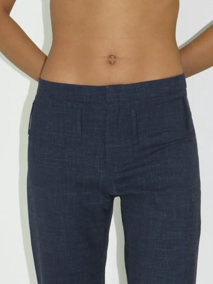 Ede Navy Women Paloma Wool Trousers