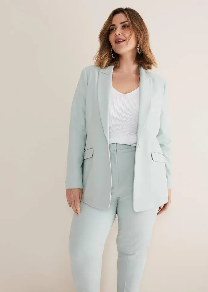Eira Blue Blazer Eau De Nil Women Phase Eight Jackets