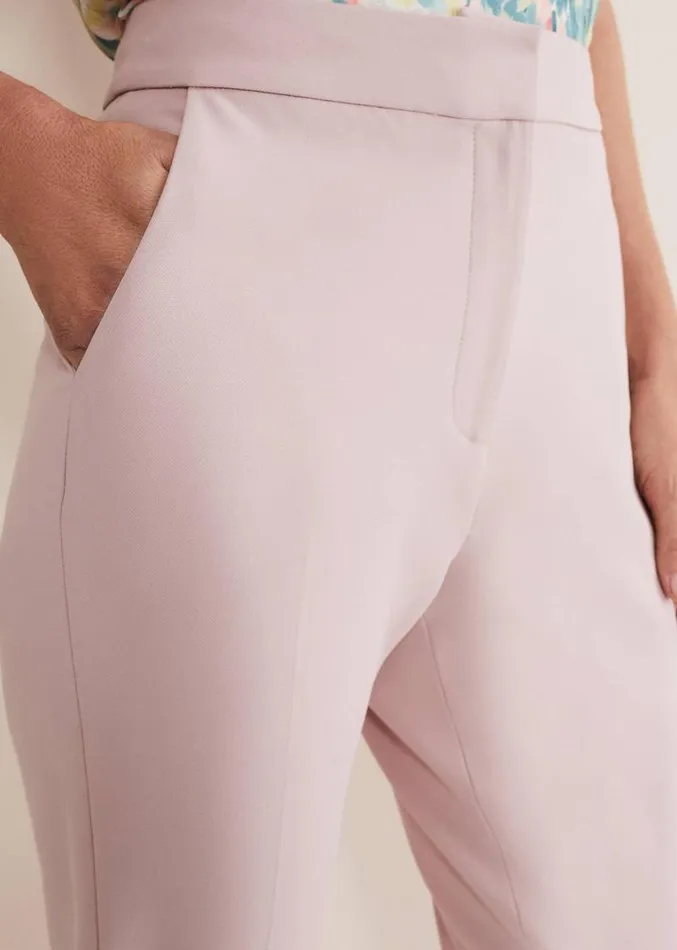 Eira Cigarette Trousers Soft Pink Women Phase Eight Trousers