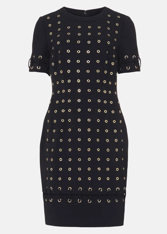 Evlin Eyelet Dress Black Women Phase Eight Dresses