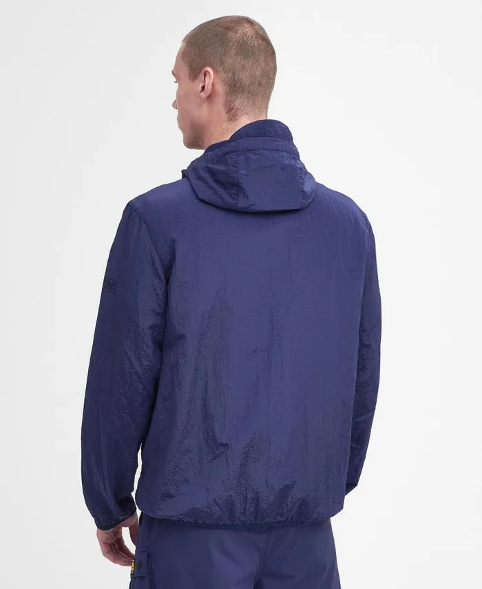 Exchange Hooded Jacket Pigment Navy Men Barbour Casual Jackets