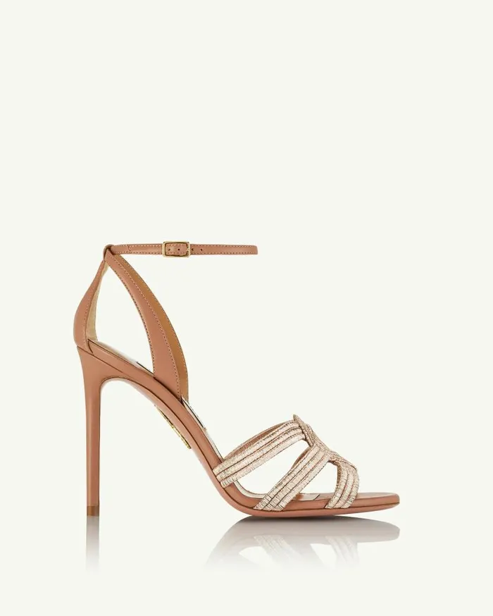 Felix Sandal 105 Pink Women Aquazzura Sandals Felix Sandal 105 Pink Women Aquazzura Sandals