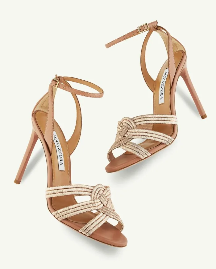 Felix Sandal 105 Pink Women Aquazzura Sandals Felix Sandal 105 Pink Women Aquazzura Sandals