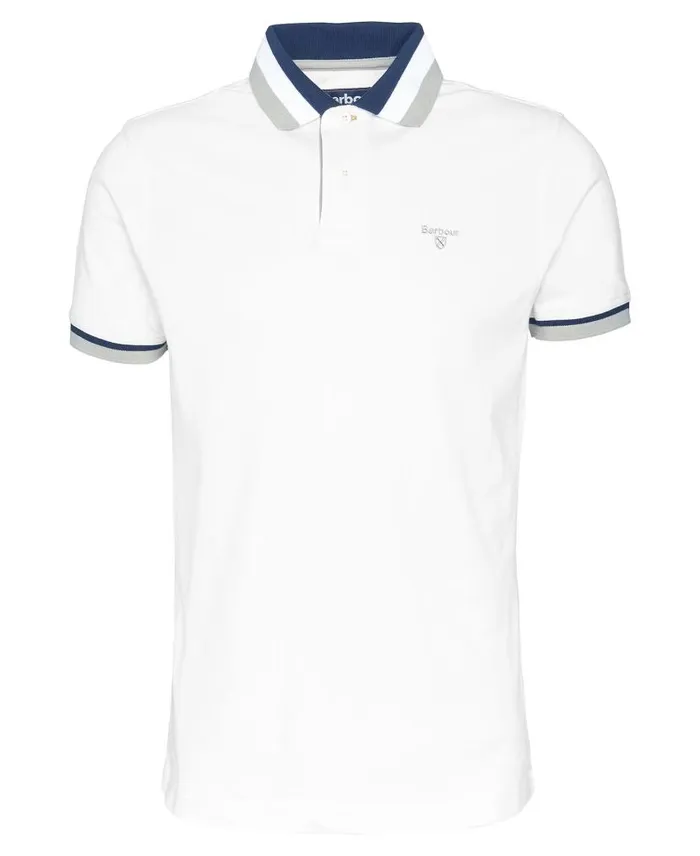 Finkle Polo Shirt Force Blue Men Barbour Polo Shirts