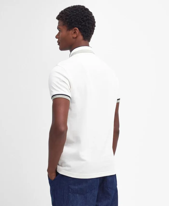 Finkle Polo Shirt Force Blue Men Barbour Polo Shirts