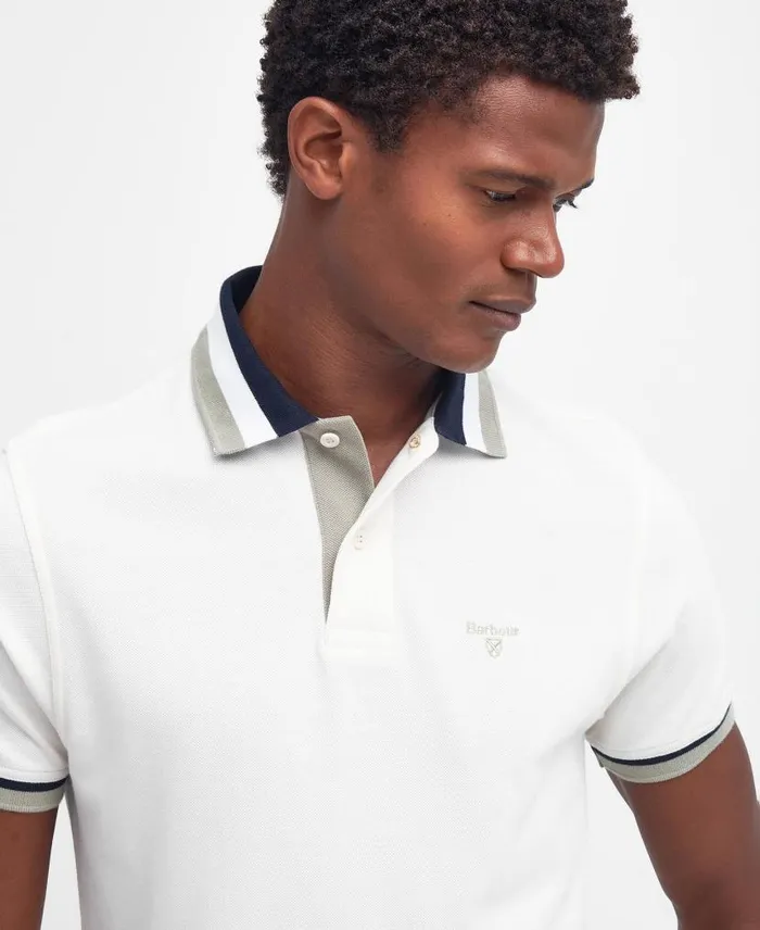 Finkle Polo Shirt Force Blue Men Barbour Polo Shirts