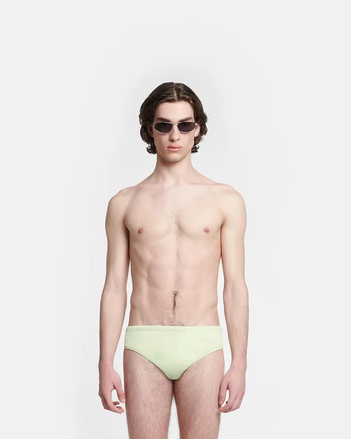Finn Swim Briefs Shadow Lime Men Nanushka Swimwear