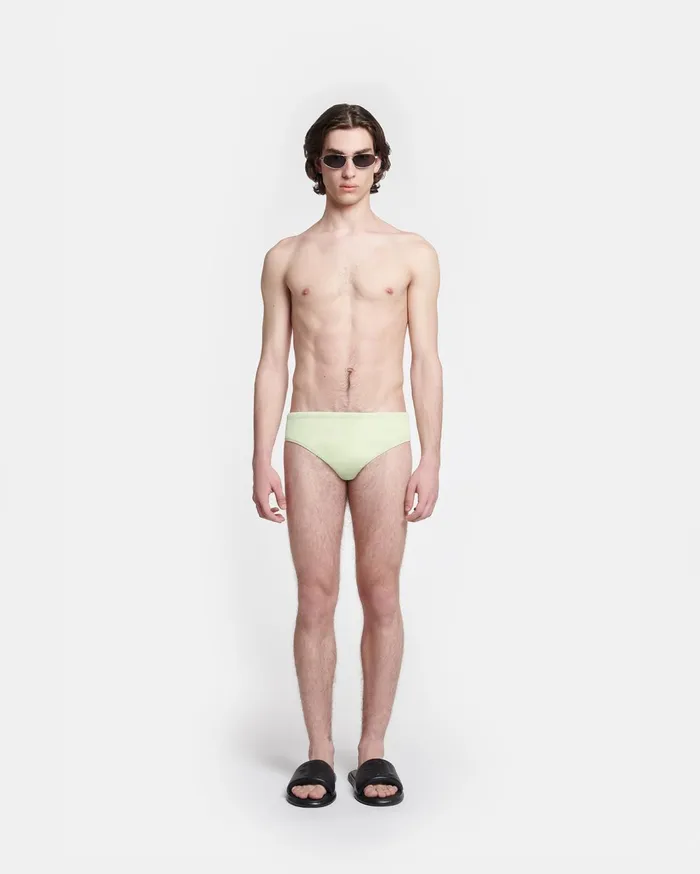 Finn Swim Briefs Shadow Lime Men Nanushka Swimwear