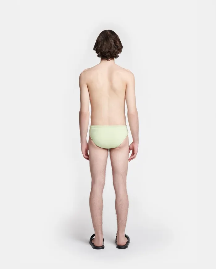 Finn Swim Briefs Shadow Lime Men Nanushka Swimwear